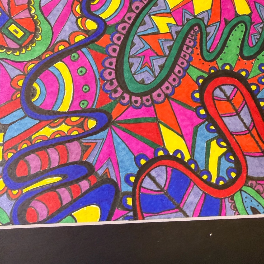 Original Intuitive Abstract Drawing - Picture 4 of 5